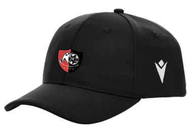 Casquette twirl noir avec logo brodé
