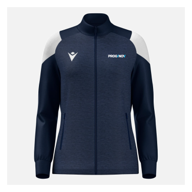 Veste sport femme valkyria navy/blanc