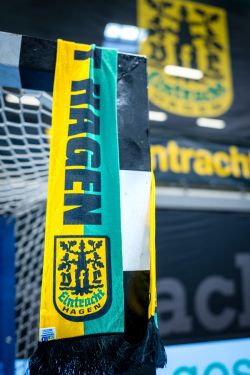 Fanschal grün/gelb