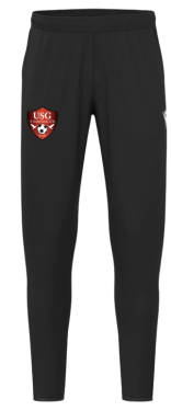 Pantalon de sortie walo noir avec logo floqué