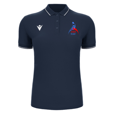 Polo féminin waltz eco navy avec logo brodé
