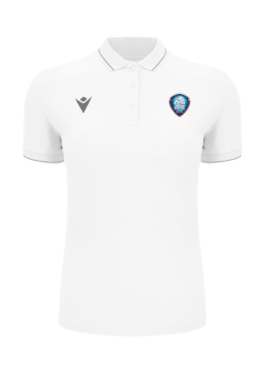 Polo femme waltz eco blanc, logo floqué