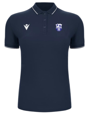 Polo coton femme waltz navy avec logo brodé