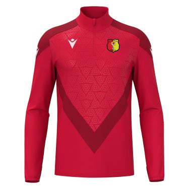 Yaruga 1/4 zip maillot rouge
