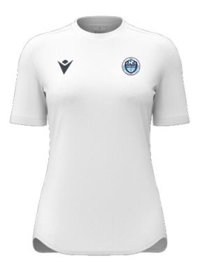 Maillot zyra féminin blanc avec écusson