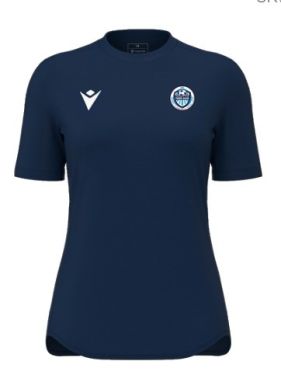 Maillot zyra féminin navy avec écusson