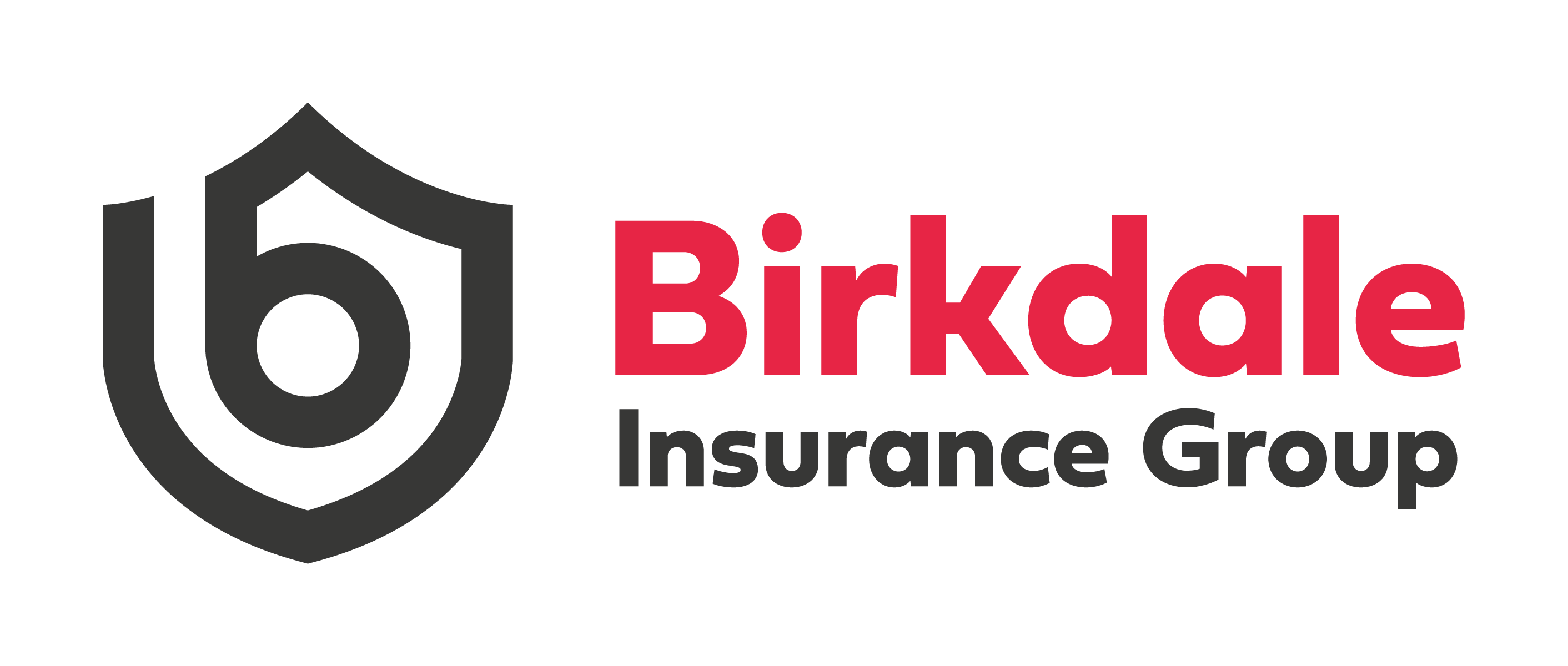 BirkdaleInsuranceGroup Logo Horizontal Grey Red