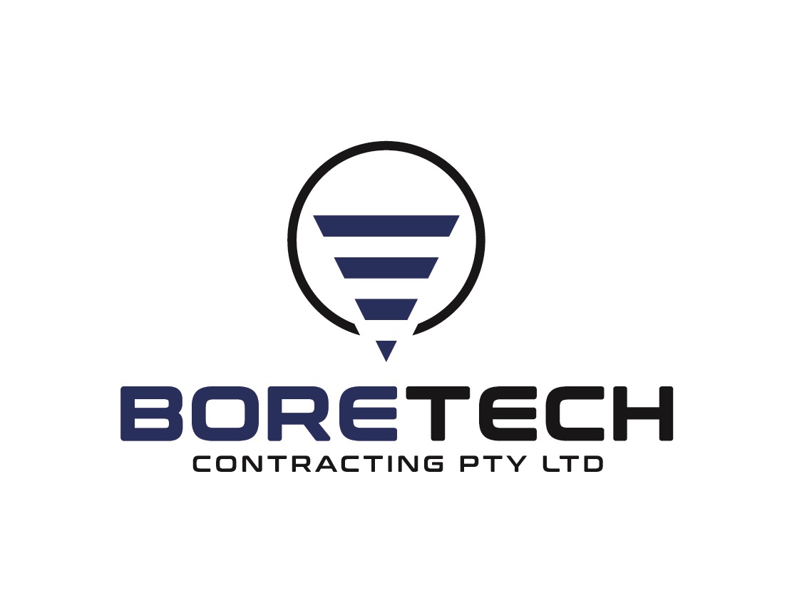 Boretech Logo Stacked White Back