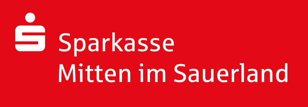 Logo wei auf rot