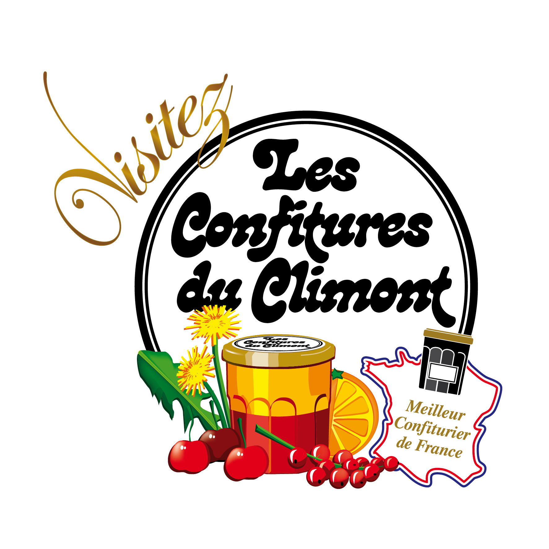 Logo visitez ConfituresduClimont