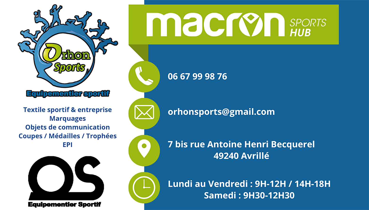 Visuel ORHON Sports sur boutique en ligne 14